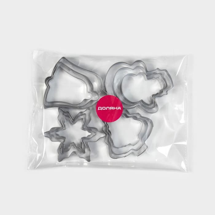 Набор форм для вырезания печенья Доляна «Рождество», 12 шт.