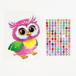 Игрушка из фетра своими руками с термонаклейкой «Сова», набор для шитья