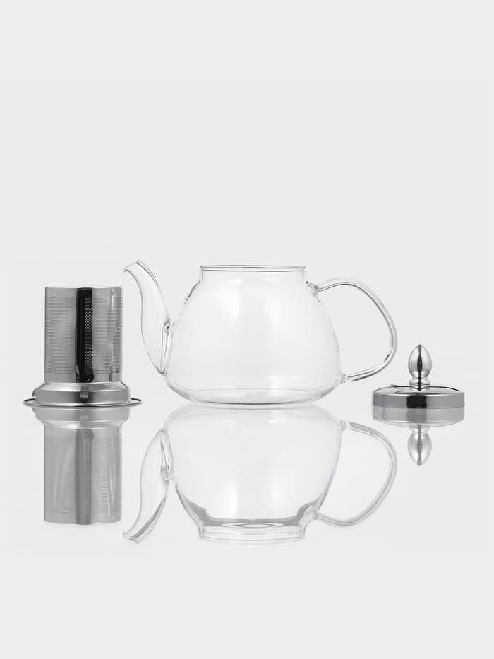 Заварочный чайник Magistro «Жак», 700 мл, металлическое сито, стекло, прозрачный