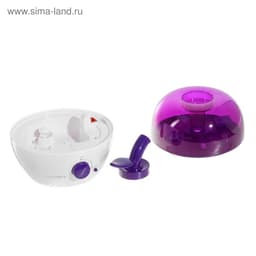 Увлажнитель воздуха Luazon LHU-02, ультразвуковой, 2.4 л, 25 Вт, бело-фиолетовый