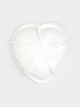 Форма для муссовых десертов и выпечки Доляна «Сердце малое», силикон, 17.5×4.7 см, белая