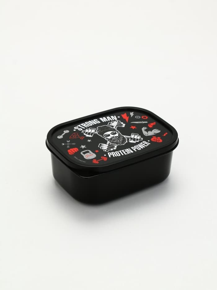 Ланч - бокс прямоугольный Strong man, 500 мл
