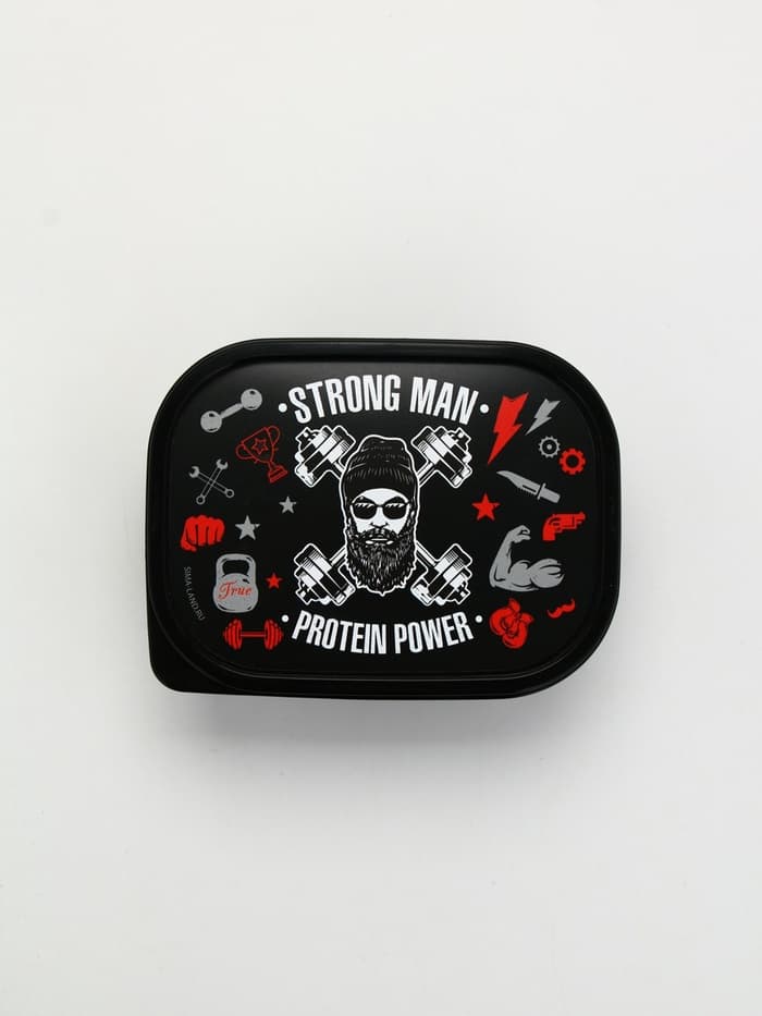 Ланч - бокс прямоугольный Strong man, 500 мл