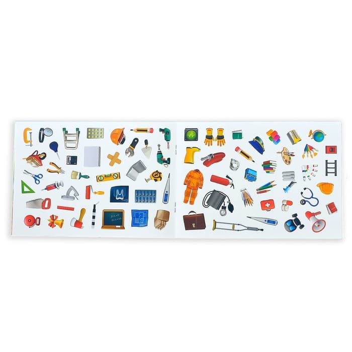 Наклейки детские «111 наклеек. Профессии», 12 стр.