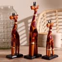 Набор сувенирный «Жирафы с ошейником», h=20 см, h=25 см, h=30 см