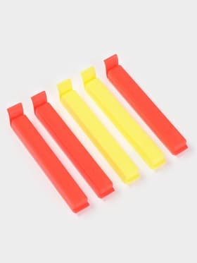 Зажимы для пакетов Доляна «Лёд», 10.5 см, 5 шт., МИКС