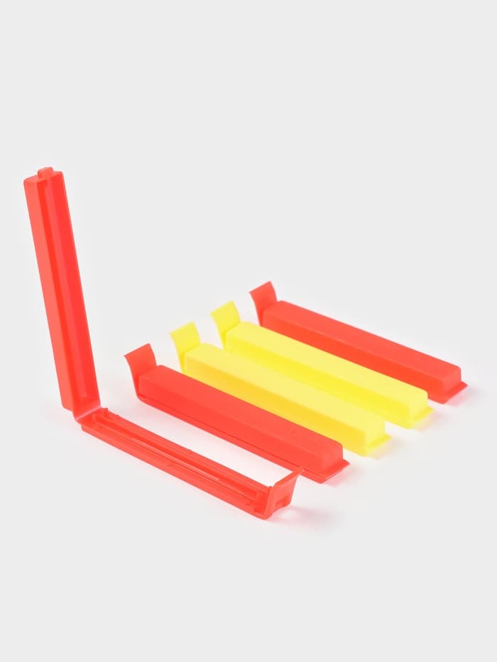 Зажимы для пакетов Доляна «Лёд», 10.5 см, 5 шт., МИКС