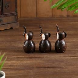 Набор сувенирный «Слоники», 3 шт., 14×4.5×12 см