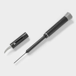 Штопор для вина вакуумный «Умница», 19 см, чёрный