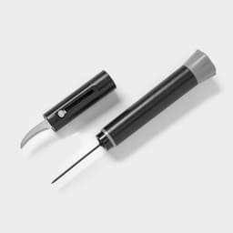 Штопор для вина вакуумный «Умница», 19 см, чёрный