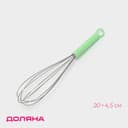 Венчик для взбивания Доляна «Экспресс», 20×4.5 см, нержавеющая сталь, МИКС