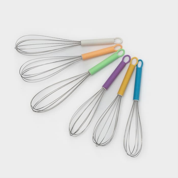 Венчик для взбивания Доляна «Экспресс», 20×4.5 см, нержавеющая сталь, МИКС