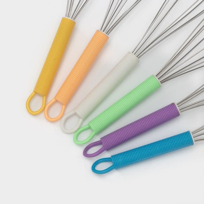 Венчик для взбивания Доляна «Экспресс», 20×4.5 см, нержавеющая сталь, МИКС