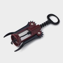 Штопор для вина «Мастак», h=16.5 см, бордовый