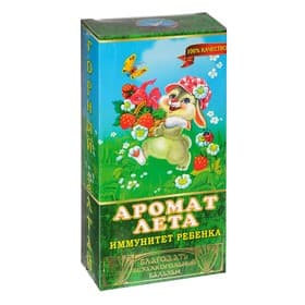 Безалкогольный алтайский бальзам на травах «Аромат Лета» иммунитет ребенка, 250 мл