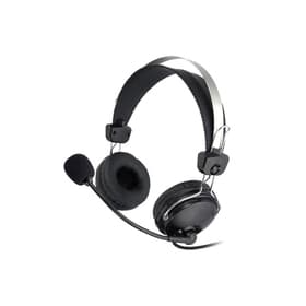 Наушники с микрофоном A4Tech HS-7P, 2.5 м, накладные, оголовье, чёрный