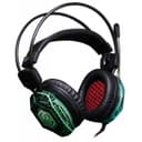 Наушники с микрофоном Oklick HS-L500G TOXIC, мониторные, оголовье, провод 2.2 м, чёрные