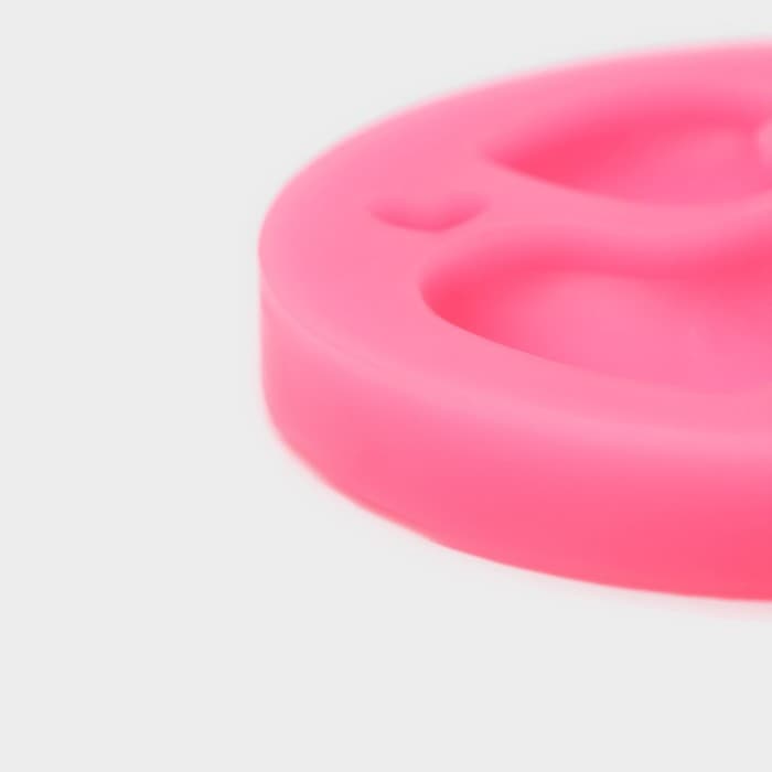 Молд для заливки Доляна «Сердца», 8 ячеек, силикон, d=7.5 см, розовый