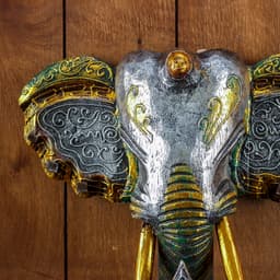 Панно настенное «Голова слона», 27×12×30 см