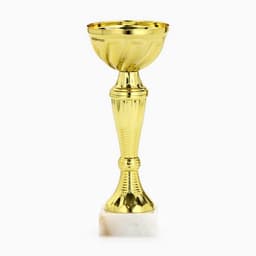 Кубок 162, наградная фигура, золото, подставка камень, 17.8×7×5 см