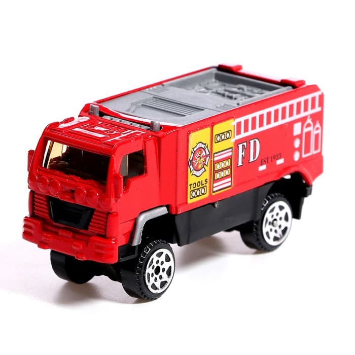 Набор металлических машинок «Пожарные», 10 шт.