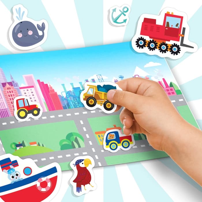 Наклейки детские «111 наклеек. Для мальчиков», 12 стр.