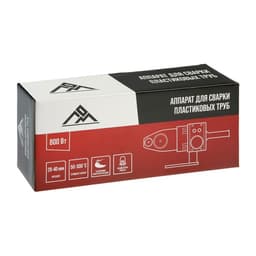 Аппарат для сварки пластиковых труб ЛОМ, 800 Вт, комплект насадок 20 - 40 мм, 50 - 300°