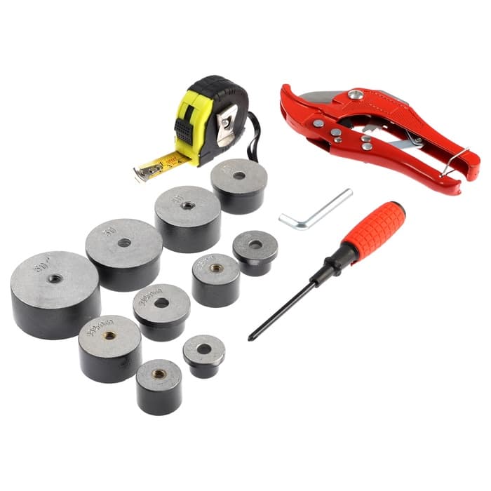 Аппарат для сварки пластиковых труб ТУНДРА, 1000/2000 Вт, комплект насадок 20-50 мм, 50-300°