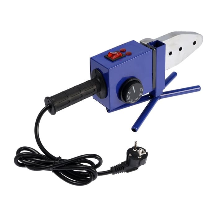 Аппарат для сварки пластиковых труб ТУНДРА, 1000/2000 Вт, комплект насадок 20-50 мм, 50-300°