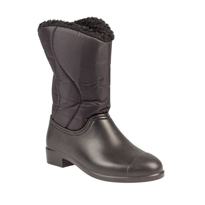 Сноубутсы женские, цвет чёрный размер 37-38