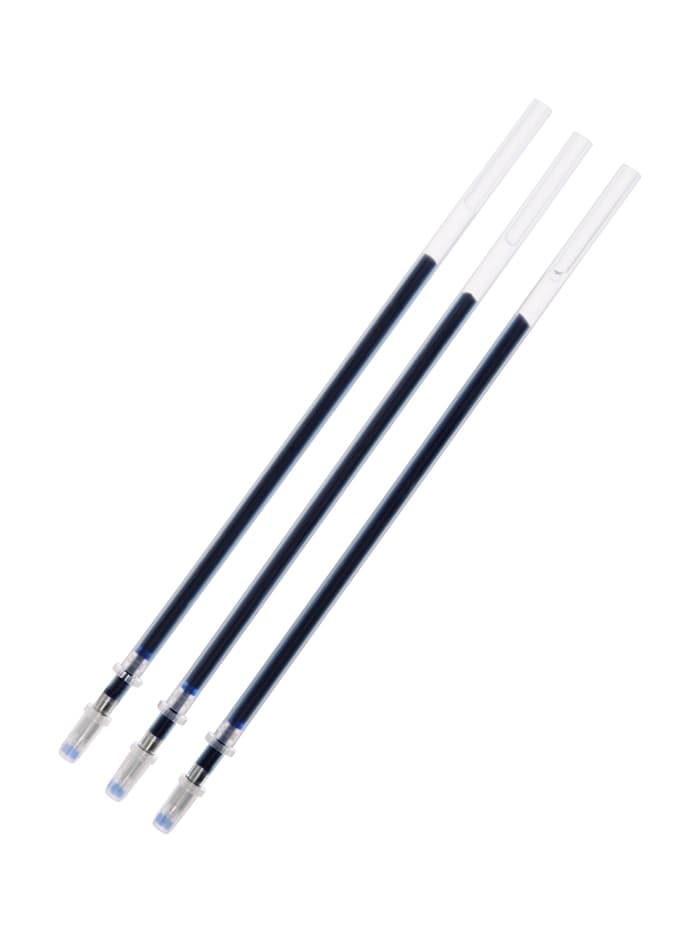 Набор гелевых ручек Calligrata, 3 штуки, синий стержень, узел 0.5 мм, 3 сменных стержня