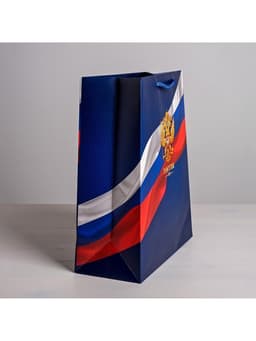 Пакет подарочный, упаковка, «Россия», 25×32×12 см