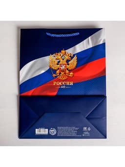 Пакет подарочный, упаковка, «Россия», 25×32×12 см