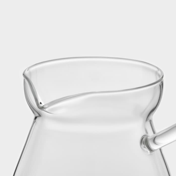 Турка Magistro «Искра», 380 мл, 19×9×9.5, стекло, прозрачная