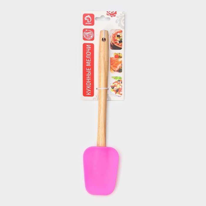 Лопатка Доляна «Бамбук», 32 см, МИКС