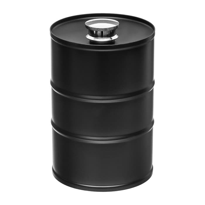 Фляжка Мастер К, 750 мл, подарочная, 25 oz, нержавеющая сталь, чёрная