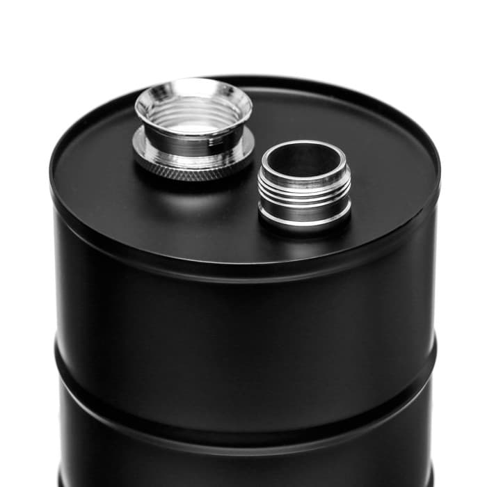 Фляжка Мастер К, 750 мл, подарочная, 25 oz, нержавеющая сталь, чёрная