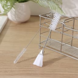 Ёршики для посуды Доляна, 2 шт.: 14.5×2.5 см, 17×0.5 см, белые