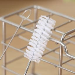 Ёршики для посуды Доляна, 2 шт.: 14.5×2.5 см, 17×0.5 см, белые