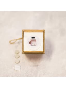 Ёлочная игрушка «Домик с колокольчиками», 8×5×6 см, 1 LED, от батареек, свечение тёплое белое