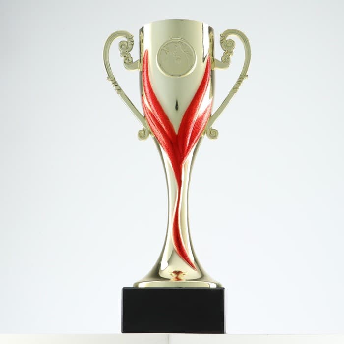 Кубок 187, наградная фигура, золото, подставка камень, 22.8 см