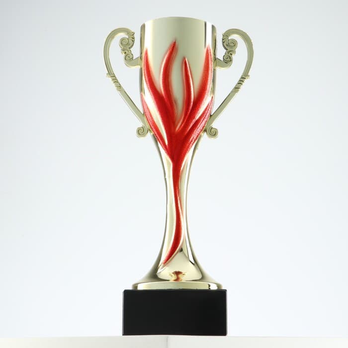 Кубок 187, наградная фигура, золото, подставка камень, 22.8 см