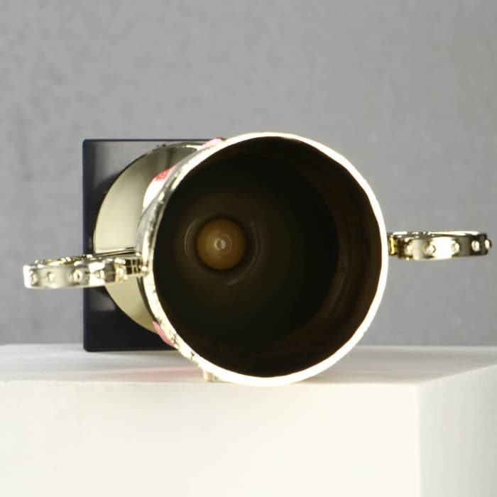 Кубок 187, наградная фигура, золото, подставка камень, 22.8 см