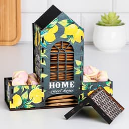 Чайный домик «Лимоны», 20.6×19.5×9.1 см