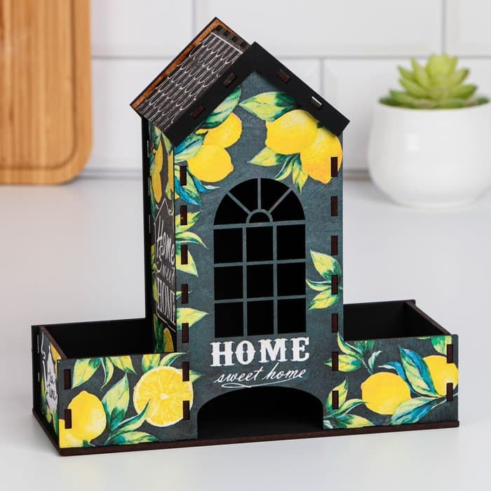 Чайный домик «Лимоны», 20.6×19.5×9.1 см
