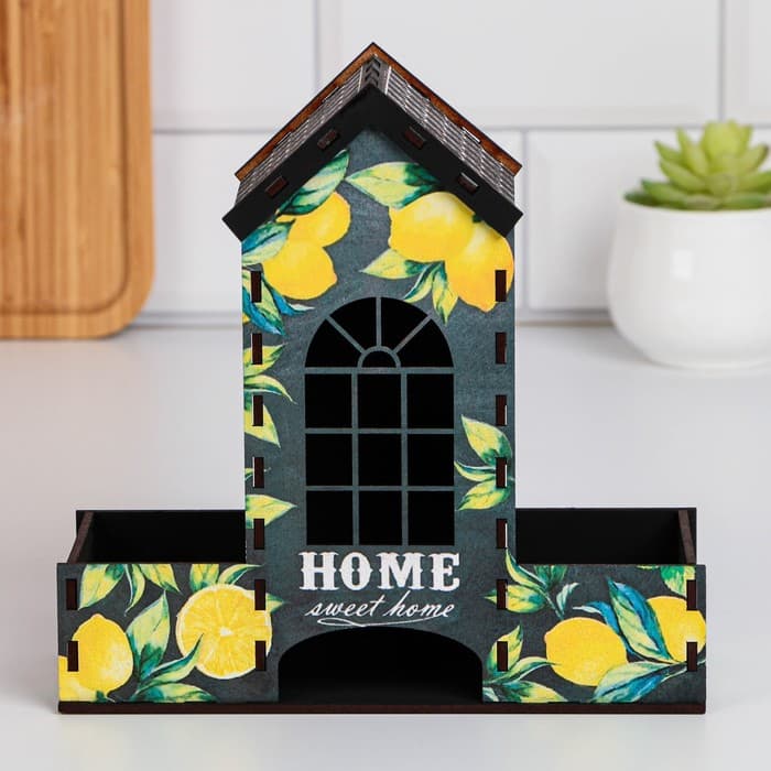 Чайный домик «Лимоны», 20.6×19.5×9.1 см