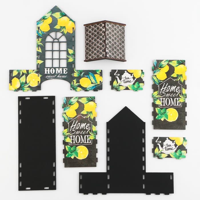 Чайный домик «Лимоны», 20.6×19.5×9.1 см