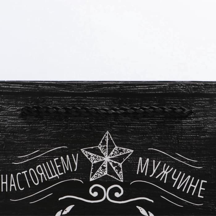 Пакет подарочный ламинированный, упаковка, «С 23 февраля», ML 23×27×11.5 см