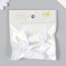 Крючок универсальный, пластик, металл, набор 5 шт., 4×2 см