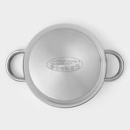 Кастрюля Катунь «Гретта», 2.5 л, d=18 см, с крышкой, капсульное дно, индукция, нержавеющая сталь, AISI - 201, хромированная